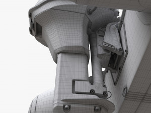 Inflatable Boat 02 Camouflage With Outboard Boat Motor Modèle 3D
