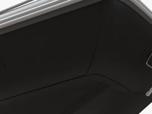 Inflatable Boat 03 Black With Outboard Boat Motor 3D Model