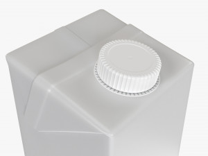 Juice Cardboard 1000 Ml Packaging Mockup 3D Model