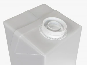 Juice Cardboard 1000 Ml Packaging Mockup 3D Model