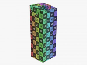 Juice Cardboard 1000 Ml Packaging Mockup 3D Model