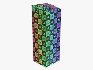 Juice Cardboard 1000 Ml Packaging Mockup 3D Model