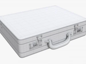 Malet&iacute;n de cuero cerrado Modelo 3D