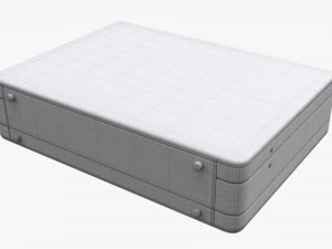 Malet&iacute;n de cuero cerrado Modelo 3D