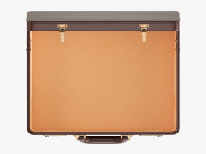 Leather Briefcase Open Modelo 3D