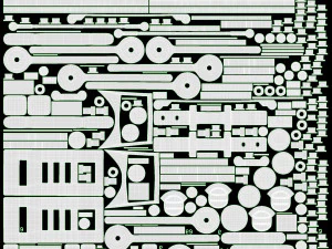 Leather Briefcase Open 3D Model