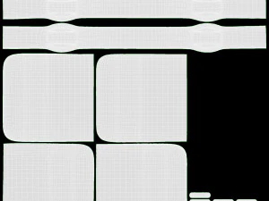 Cavo Lightning bifacciale Nero Modello 3D