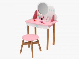 Little Miss Dressing Table 3D Model