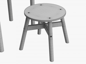 Little Miss Dressing Table 3D मॉडल