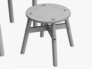 Little Miss Dressing Table 3D Model