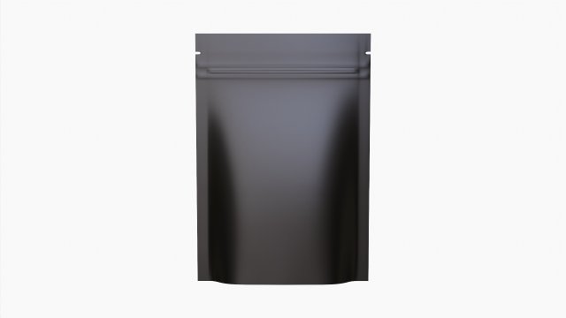 Mylar Pouch Plastic Bag Mockup 08 Model 3D .c4d .max .obj .3ds .fbx .stl .blend 