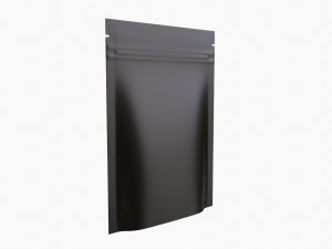 Mylar Pouch Plastic Bag Mockup 08 Model 3D