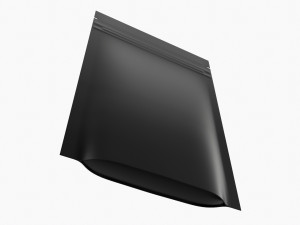Mylar Pouch Plastic Bag Mockup 08 Model 3D