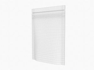 Mylar Pouch Plastic Bag Mockup 08 Model 3D
