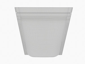 Mylar Pouch Plastic Bag Mockup 08 Model 3D