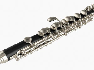 Flauto piccolo Modello 3D