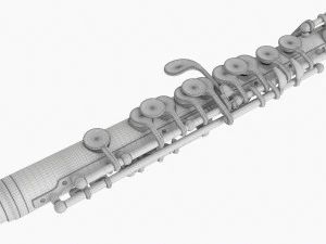Flauto piccolo Modello 3D