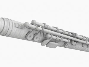 Flauto piccolo Modello 3D