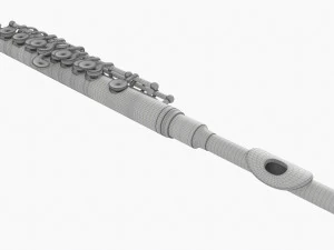 Flauto piccolo Modello 3D