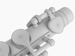 Flauto piccolo Modello 3D