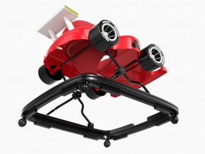 Racing Car Baby Walker 3D 모델