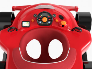 Racing Car Baby Walker 3D 모델