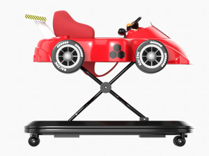 Racing Car Baby Walker 3D 모델