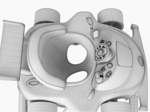 Racing Car Baby Walker 3D 모델