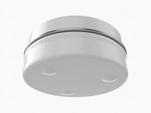 Kado Bulat Toples Kosong Kaleng Logam Dicat Putih 01 Model 3D