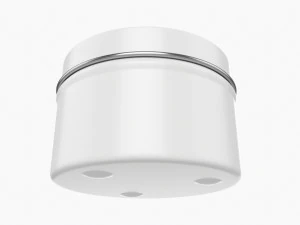 Round Gift Empty Can Jar Metal Painted White 03 3D Model