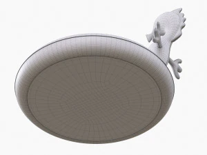 Sprinkler Pool With Seahorse 3D Model