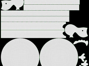 Sprinkler Pool With Seahorse 3D Model