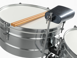 Timbales Set 3D 모델