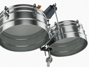 Set timballi Modello 3D