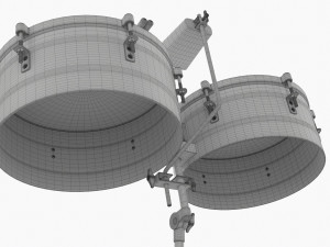 Timbales Set 3D 모델