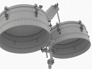 Set timballi Modello 3D