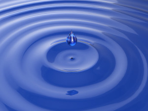 Water Surface With Drop 3D Model