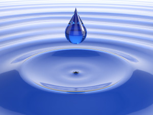 Water Surface With Drop 3D 模型