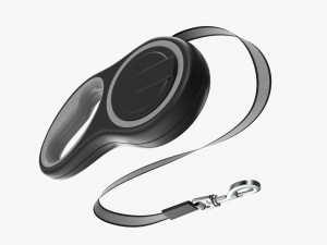 Automatic Extending Dog Leash Rope 3D-Modell