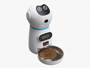 자동 애완동물 급식기 3D 모델
