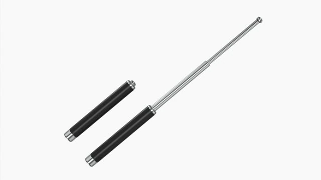 Logam Teleskopik Tongkat Model 3D .c4d .max .obj .3ds .fbx .stl .blend