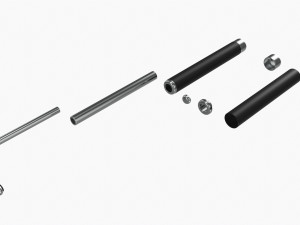 Baton Telescopic Metal Model 3D