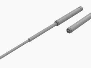 Baton Telescopic Metal Model 3D