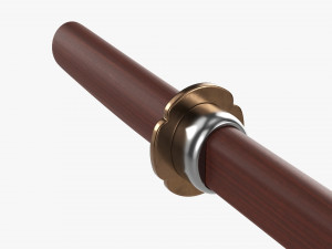 Bokken Shoto 3D Model