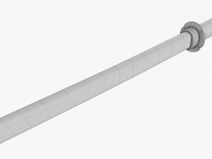 Bokken Shoto 3D Model