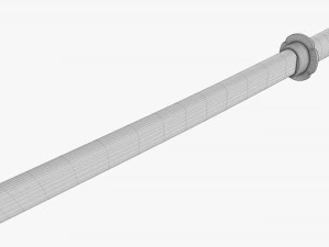 Bokken Shoto Modello 3D