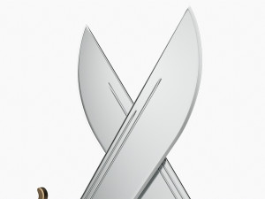 Butterfly Short Swords Model 3D