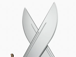 Butterfly Short Swords 3D Model