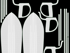 Butterfly Short Swords Model 3D