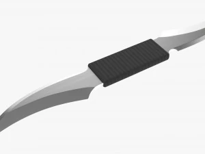 Double Bladed Throwing Knife 3D Model